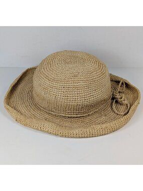 Corroboree Australia Raffia Straw Hat Handwoven Packable Travel Beach Unisex
